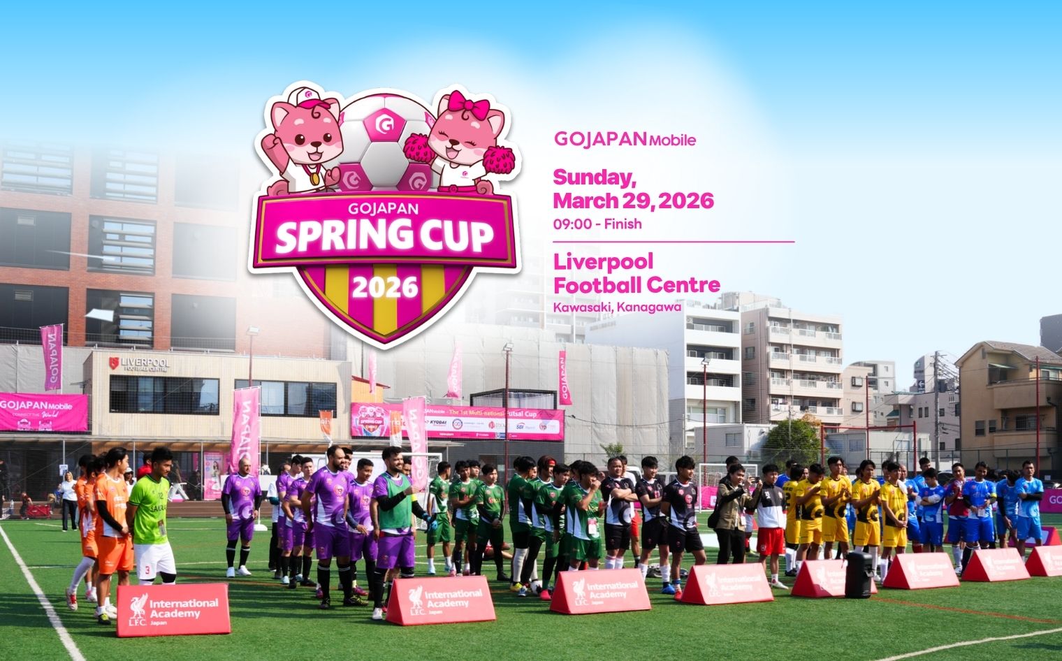 Go Japan Mobile Celebrates a Milestone with the First Multinational Futsal Event: Go Japan Spring Cup 2026!