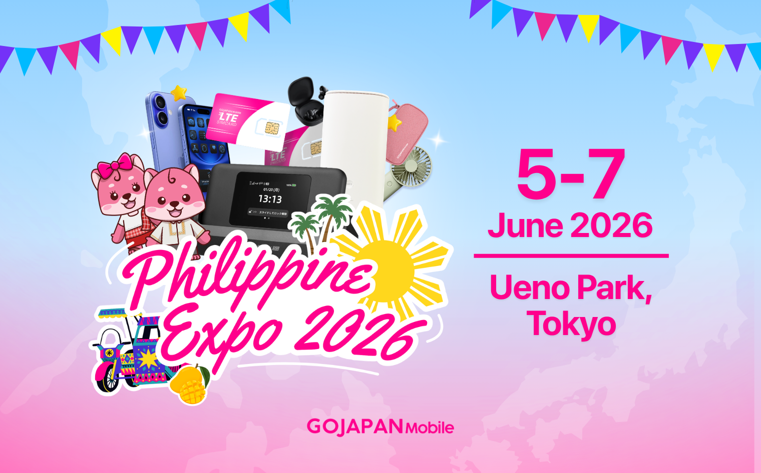 Go Japan Mobile Joins Philippine Expo 2026 as Major Sponsor, Bringing Exciting Booth Activities and Community Engagement to Japan’s Biggest Filipino Celebration　---　Go Japan株式会社、フィリピンEXPO 2026のメジャースポンサーとして参加決定  日本最大級のフィリピン文化イベントで、多彩なブース企画と地域交流を展開